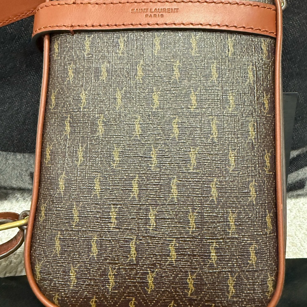Saint Laurent Brown and Tan Belt Bag - Picture 2 of 6